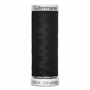 GÜTERMANN Dekor Rayon Thread 200m - Black