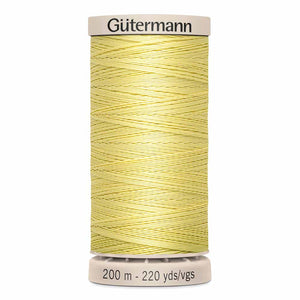 GÜTERMANN Hand Quilting 50wt Thread 200m - Canary
